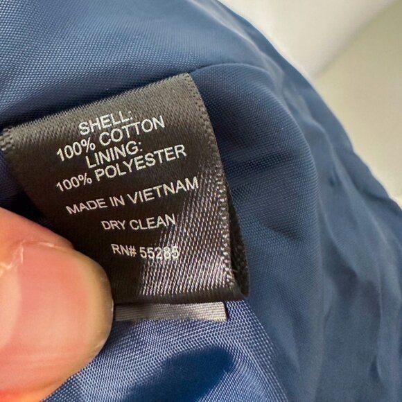 Express Striped Fit and Flare Trench Coat - Picture 12 of 12